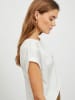 Vila Shirt "Viellette" in Weiß