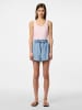 Pieces Shorts "Flora" in Hellblau
