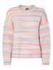 Pieces Pullover in Bunt/ Rosa