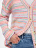 Pieces Cardigan in Rosa/ Bunt