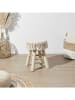 Ethnical Life Hocker in Creme - (B)28 x (H)40 cm