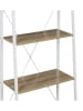 THE HOME DECO FACTORY Standregal in Natur/ Weiß - (B)60 x (H)148 x (T)32,5 cm
