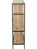 Ethnical Life Regał "Edison" w kolorze jasnobrązowo-czarnym - 113 x 80 x 30 cm