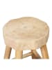 Ethnical Life Hocker "Harald" w kolorze jasnobrązowym - wys. 40 x Ø 26 cm