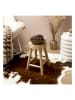 Ethnical Life Hocker "Harald" in Natur - (H)40 x Ø 26 cm