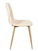 Ethnical Life Esszimmerstuhl "Faro" in Creme - (H)86 x (T)50 cm