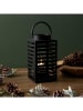Ethnical Life Laterne in Schwarz - (B)11 x (H)24,5 x (T)11 cm
