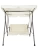Garden Spirit Hollywoodschaukel "Soria" in Beige - (B)146 x (H)160 x (T)109 cm