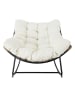 Garden Spirit Loungesessel "Tulum" in Creme - (B)96 x (H)73 x (T)114 cm