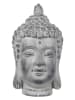 Garden Spirit Decoratief figuur "Boudha" grijs - (H)42 cm