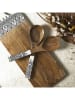 Ethnical Life 2tlg. Set: Salatbesteck in Braun/ Beige/ Schwarz - (L)30 cm