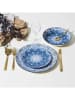 Ethnical Life 12tlg. Tafelservice ''Mandala'' in Blau