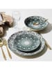 Ethnical Life 12-delig tafelservies "Mandala" groen