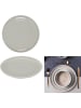 Ethnical Life 12er-Set: Teller "Bicolore" in Grau - Ø 26,5 cm
