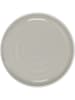 Ethnical Life 12er-Set: Teller "Bicolore" in Grau - Ø 20 cm