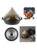 Ethnical Life Tajine in Braun/ Schwarz - Ø30 cm
