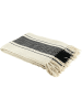 Ethnical Life Baumwoll-Plaid in Creme/ Schwarz - (L)150 x (B)120 cm