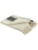 Ethnical Life Baumwoll-Plaid in Creme/ Schwarz - (L)150 x (B)120 cm