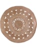 THE HOME DECO FACTORY Jute tapijt lichtbruin - Ø 90 cm