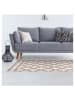 Ethnical Life Baumwoll-Teppich in Creme/ Grau - (L)170 x (B)120 cm