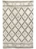 Ethnical Life Baumwoll-Teppich in Creme/ Grau - (L)170 x (B)120 cm