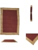 Ethnical Life Jute tapijt rood/lichtbruin - (L)170 x (B)120 cm