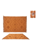 Ethnical Life Katoenen tapijt terracotta - (L)170 x (B)120 cm