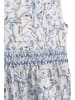 Danamade Jurk "Dpadme" blauw/wit