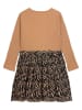 Danamade Jurk "Soley" lichtbruin/zwart