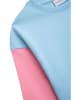 Danamade Sweatshirt "Rune" in Hellblau/ Gelb/ Rosa