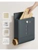Songmics Briefkasten in Grau - (B)30,8 x (H)33,8 x (T)10 cm