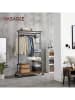 Songmics Garderoba stojąca w kolorze czarno-brązowym - 103,4 x 174,5 x 39,9 cm