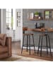 Songmics 2er-Set: Barhocker in Braun/ Schwarz - (H)99 x Ø 54 cm