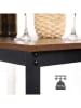 Songmics Bartisch in Braun/ Schwarz - (B)60 x (H)90 x (T)60 cm