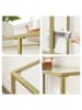 VASAGLE Console goudkleurig - (B)130 x (H)73,3 x (D)30 cm
