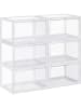 Songmics 6-delige set: schoenenboxen transparant - (B)36 x (H)22 x (D)28 cm