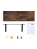 Songmics Wandregal in Braun - (L)60 x (B)20 cm