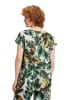 CARTOON Linnen blouse lichtgroen/wit