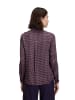 Betty Barclay Blouse paars/zwart/bruin