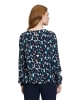 Betty Barclay Blouse donkerblauw/petrol/wit
