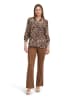 Betty Barclay Bluse in Camel/ Schwarz