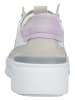 Gabor Leder-Sneakers in Weiß/ Beige/ Lila