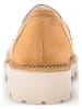 Gabor Leren mocassins lichtbruin