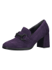 Gabor Skórzane czółenka w kolorze fioletowym