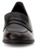 Gabor Leren mocassins zwart