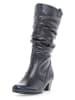 Gabor Leder-Stiefel in Dunkelblau