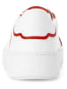 Gabor Leren sneakers wit/rood