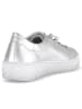 Gabor Leder-Sneakers in Silber