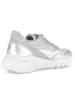 Gabor Leder-Sneakers in Silber/ Grau