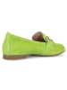 Gabor Leren mocassins groen